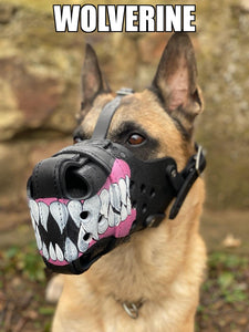 "The Big Five" Designs - Hand Painted Muzzles