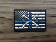Load image into Gallery viewer, Thin Blue Line Flag PVC Patch