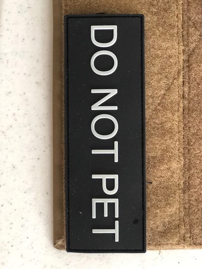 DO NOT PET-PVC Patch