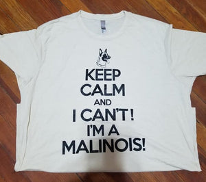 KEEP CALM MALINOIS T-SHIRT