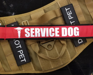 2" wide SERVICE DOG Collar
